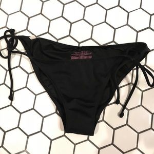 Black Victoria secret bikini bottoms